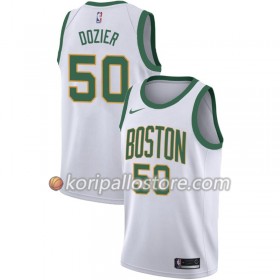 Boston Celtics P.J. Dozier 50 2018-19 Nike City Edition Valkoinen Miesten Pelipaidat Swingman 
